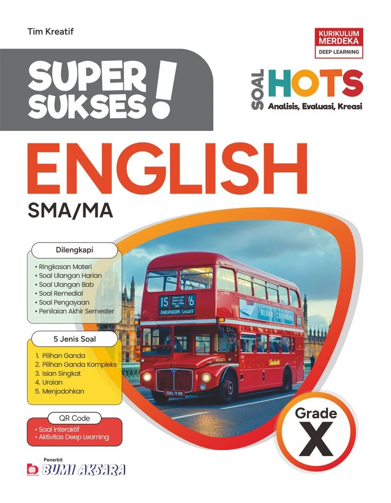 Super Sukses English SMA/MA Kelas X