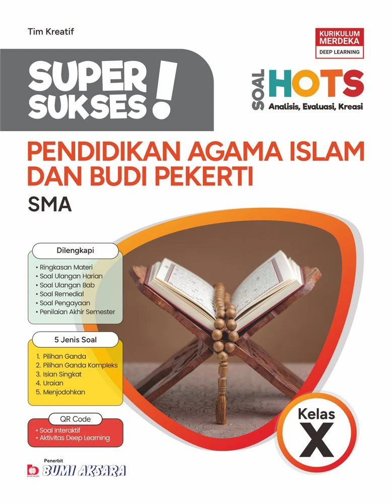 Super Sukses PAI dan Budi Pekerti SMA/MA Kelas X