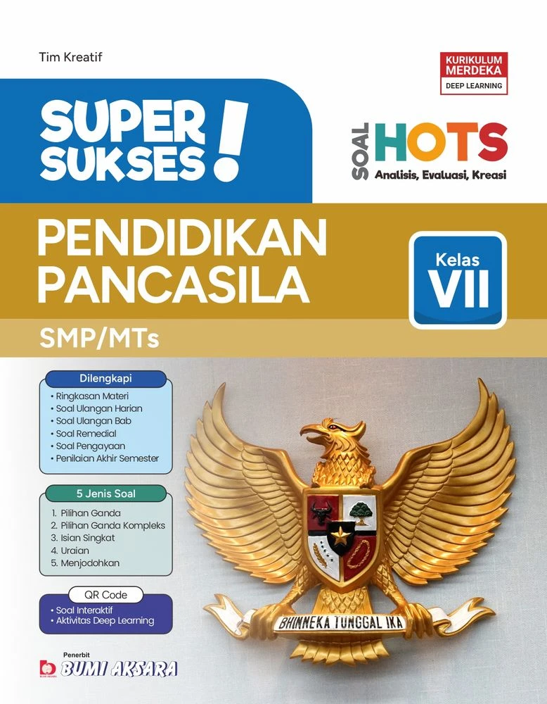 Super Sukses Pendidikan Pancasila SMP/MTs Kelas VII
