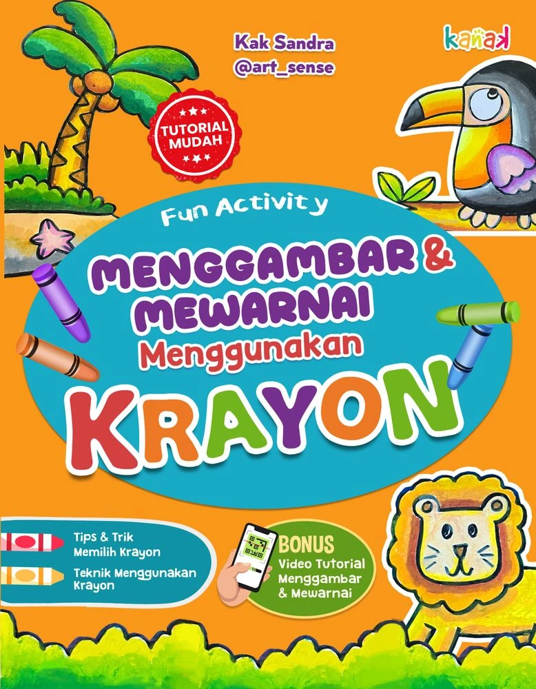 Fun Activity: Menggambar dan Mewarnai Menggunakan Krayon