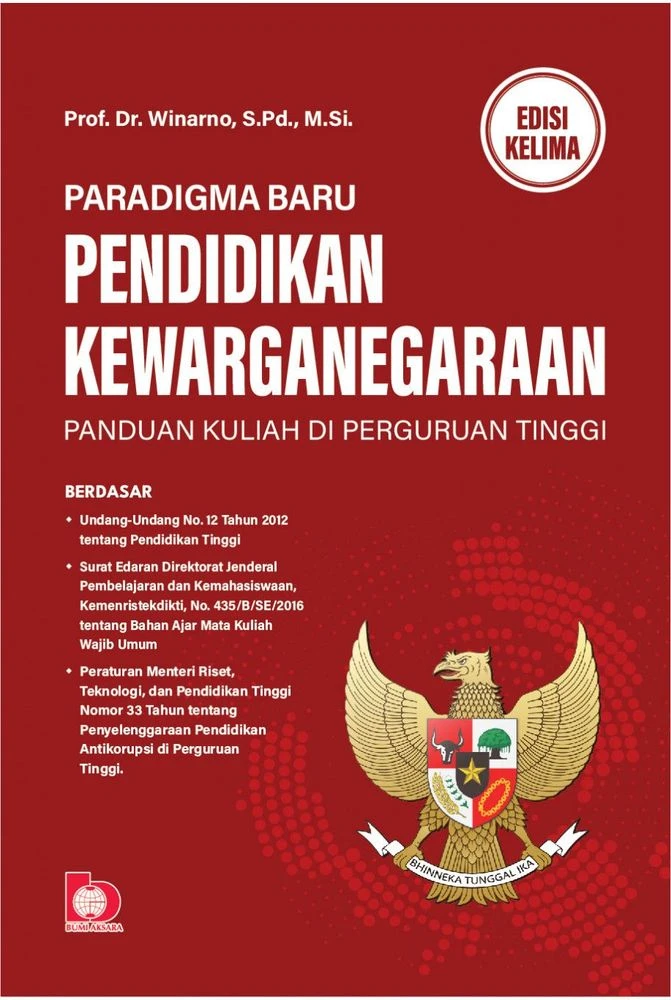 Paradigma Baru Pendidikan Kewargenegaraan Edisi Kelima