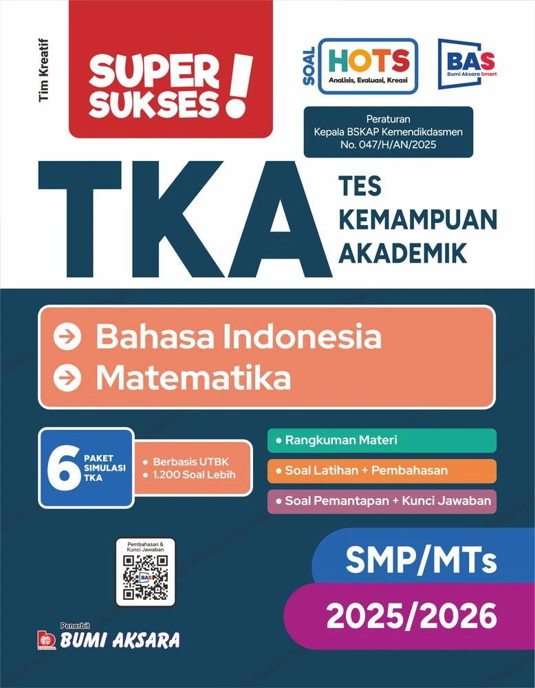 Super Sukses TKA SMP/MTs 2025/2026