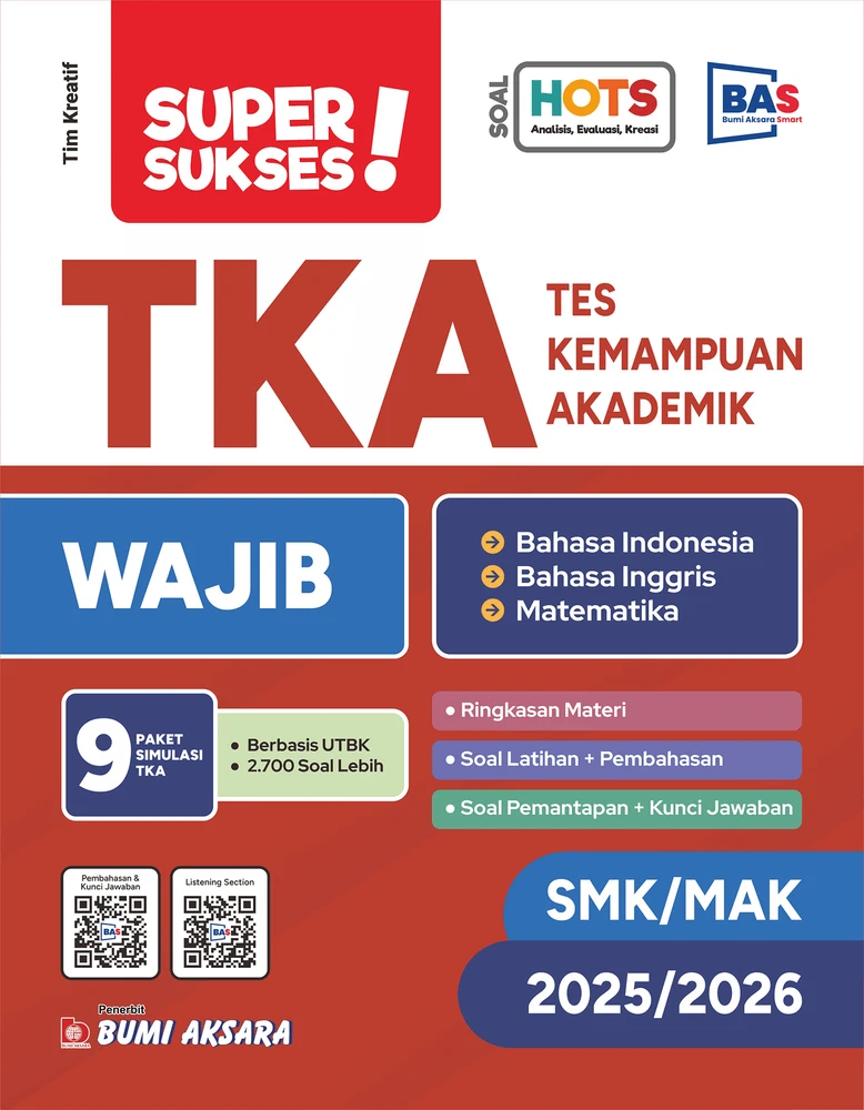 Super Sukses TKA Wajib SMK/MK 2025/2026